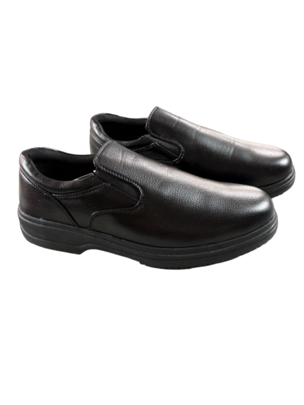 Deer Stags Men’s 11W DS Work Manager Slip Resistant Black Shoes New